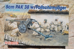 DML6118 5cm PAK 38 with Fallschirmjäger